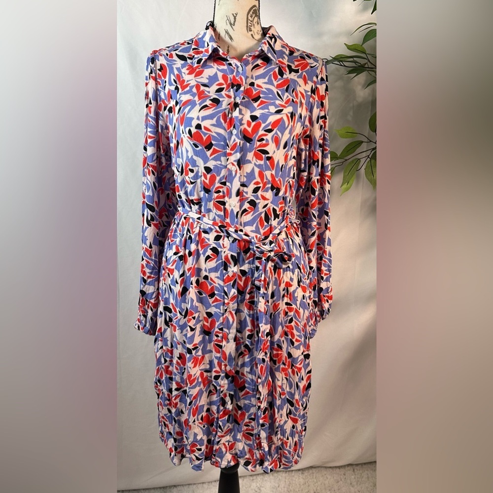 Colorful Patterned Midi Dress 🌷 - Picture 9 of 16